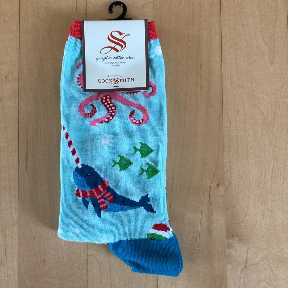 Sock Smith-Christmas Under the Sea-Mint